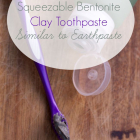 Homemade Squeezable Bentonite Clay Toothpaste