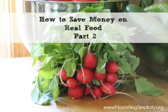How to Save Money on Real Food 