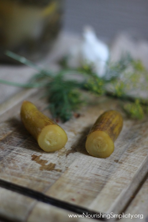 Old-Fashioned Dill Pickles in a Salt Brine- Nourishing Simplicity