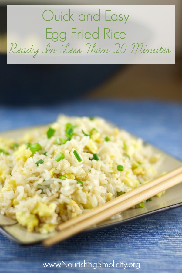Quick and Easy Egg Fried Rice- www.nourishingsimplicity.org