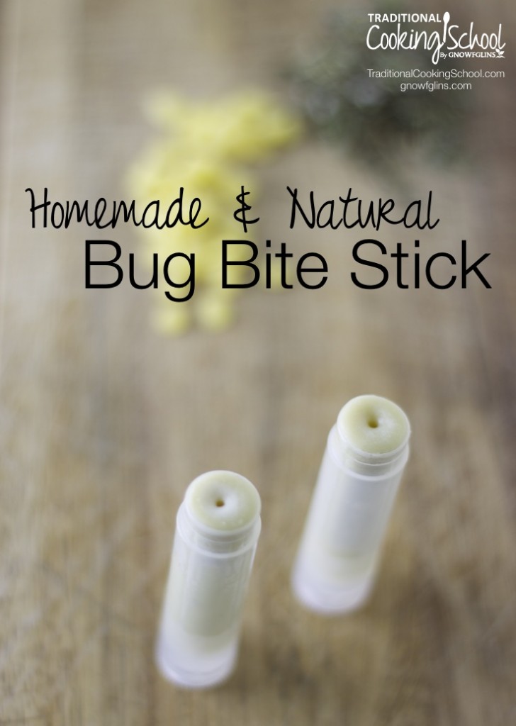 Homemade and Natural Bug Bite Stick- www.nourishingsimplicity.org