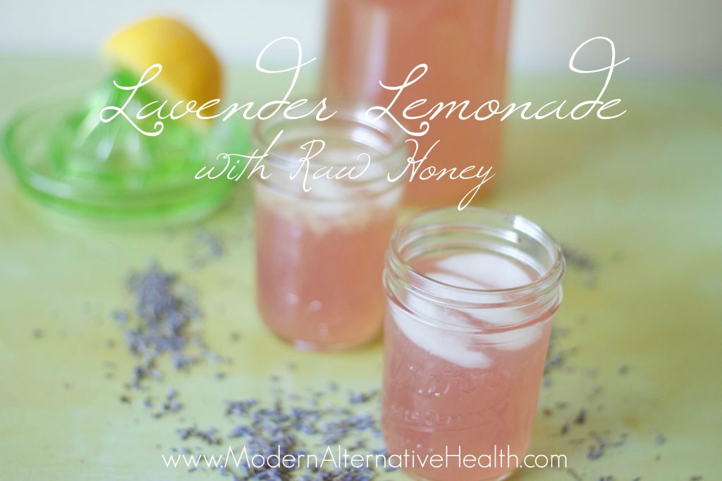Lavender Lemonade with Raw Honey