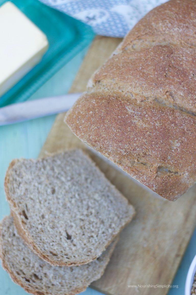 How to Make Soaked Whole Wheat Bread From Scratch Nourishing Simplicity